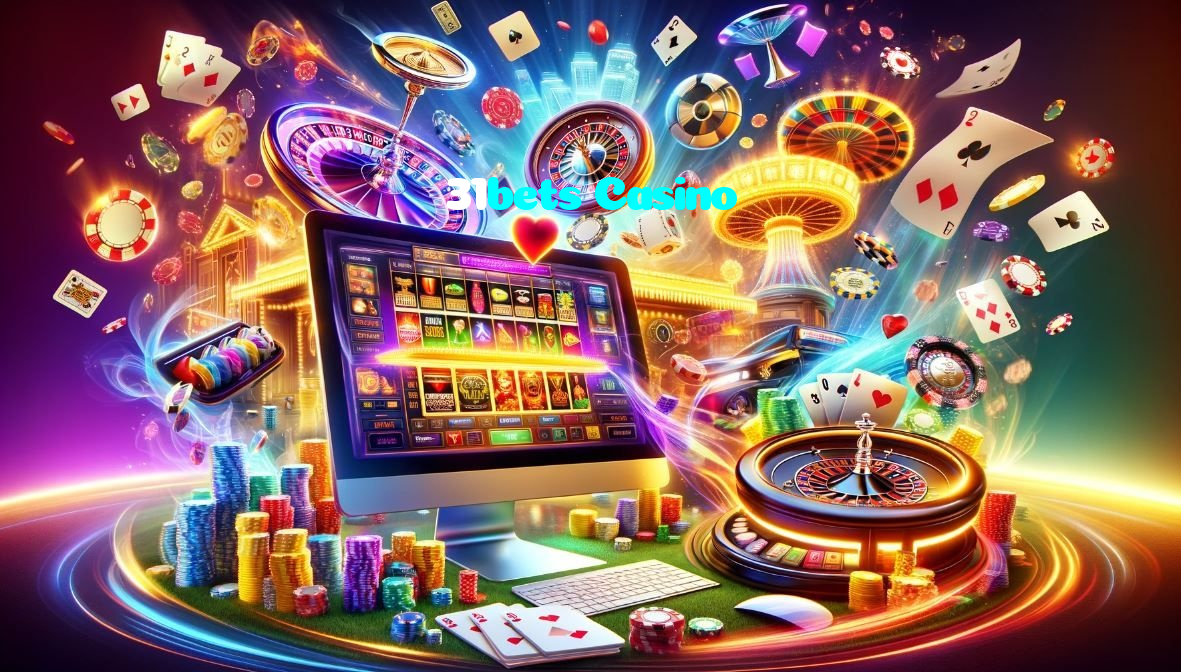 31bets Casino casino presented on mobile device in Pakistan with slots and live games